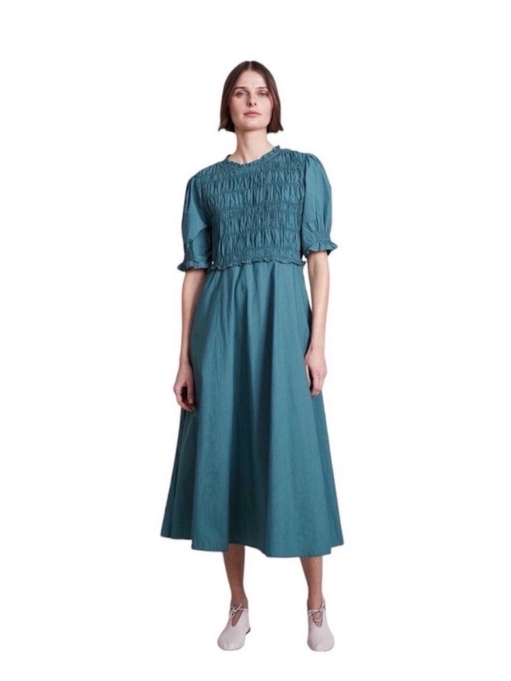 Piedra smoked midi dress size S